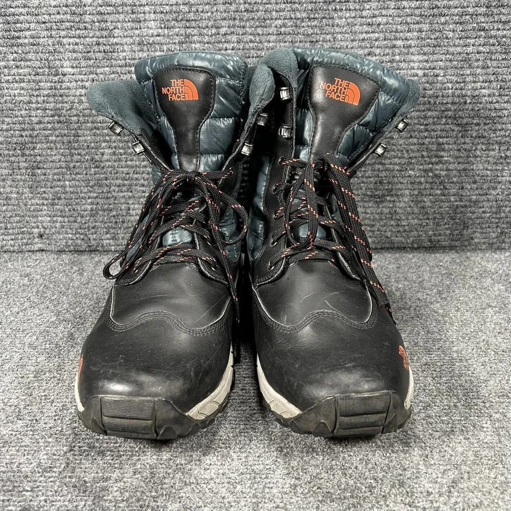 The North Face Boots Mens Size 11.5 Black Leather Insulated Snow NF00CXR9